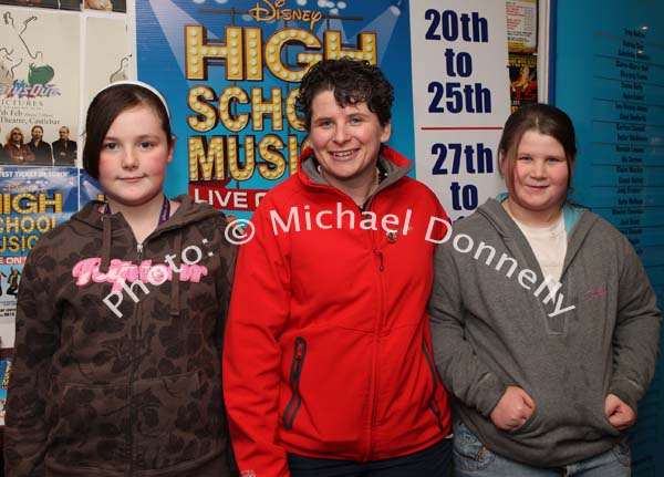 Williamstown Ladies, Dervilia Delaney, Mary Teresa Kenny and Muread Kenny  pictured at High School Musical in Castlebar Royal Theatre. Photo:  Michael Donnelly