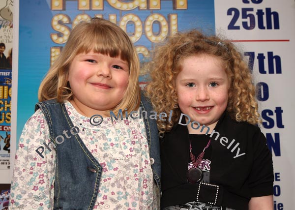 Keely Finnerty Foxford and Roisin Blaine Crossmolina, pictured at High School Musical in Castlebar Royal Theatre. Photo:  Michael Donnelly