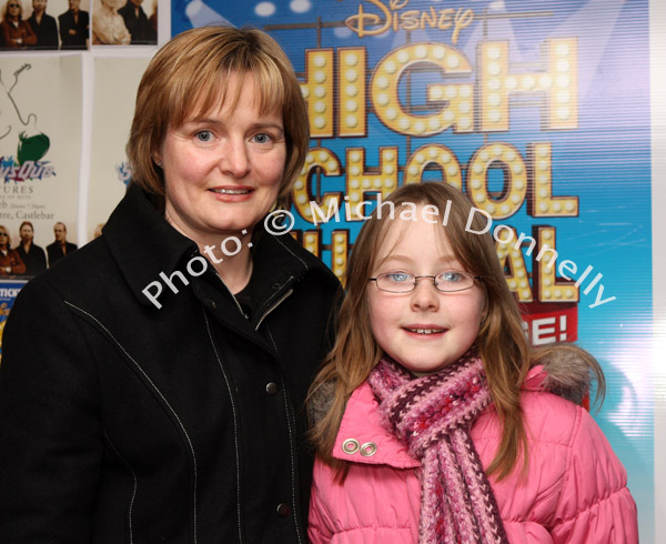 Geraldine and Lorna Mullally Turloughmore Galway pictured at High School Musical in Castlebar Royal Theatre. Photo:  Michael Donnelly