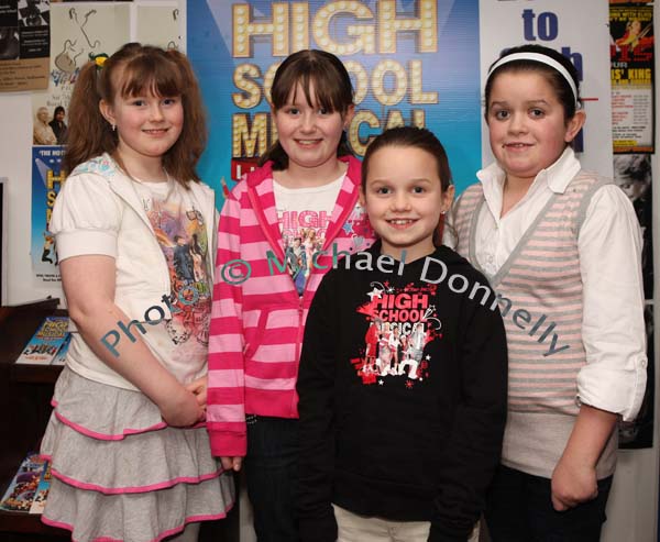 Charlestown ladies pictured at High School Musical in Castlebar Royal Theatre, from left: Jenny Cawley, Shona Haran, Anna and Orla Sloyan. Photo:  Michael Donnelly