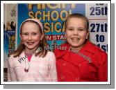 Aoife and Rebecca Gilligan, Balla, pictured at High School Musical in Castlebar Royal Theatre. Photo:  Michael Donnelly