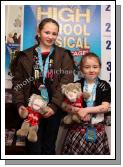 Kaitlyn Ruddy Bangor Erris, pictured with Claire Ruddy Ballycroy, at "High School Musical" in Castlebar Royal Theatre. Photo:  Michael Donnelly