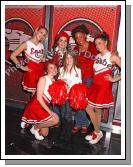 Michelle Canavan Belcarra  pictured  with some members of the cast of the "High School Musical" staged in Castlebar Royal Theatre, Photo:  Michael Donnelly