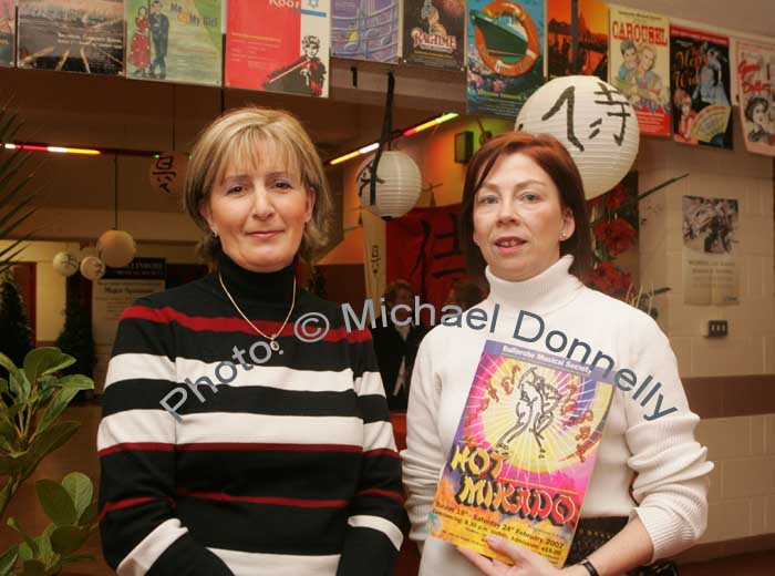 Anne  O'Carroll  and Derrie Gannon clock up another production at Ballinrobe Musical Society production of "Hot Mikado" in Ballinrobe Community School. Photo:  Michael Donnelly