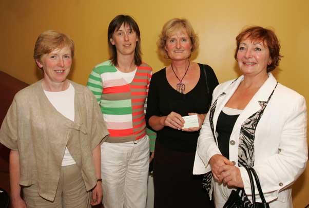 Roscommon ladies pictured at Joan Armatrading in Concert in the tf Royal Theatre, Castlebar, from left:  Helena Blaine, Roscommon, Mary Stack, Kiltoom, Margaret Hynes, Oran, and Geraldine Feeley.  Photo: Michael Donnelly.