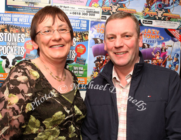 Susan and John Hoban, Ballyhaunis, pictured at the Joe Dolan Reunion Show in the TF Royal Theatre Castlebar. Photo:  Michael Donnelly