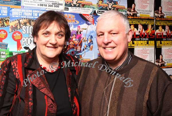 Sheila and Joe Dillon Rooskey, Ballaghaderreen pictured at the Joe Dolan Reunion Show in the TF Royal Theatre Castlebar, Photo:  Michael Donnelly