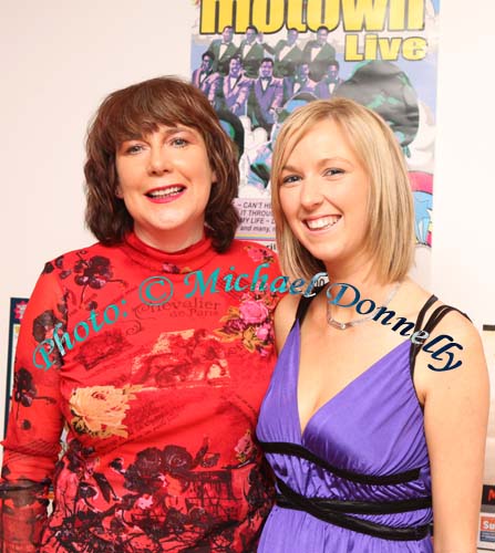 Mary Coleman, Claremorris, and Ann Marie Kelly, Athlone/Kilbeggan, pictured at the Joe Dolan Reunion Show in the TF Royal Theatre Castlebar. Photo:  Michael Donnelly