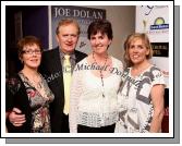 Pictured at the Joe Dolan Reunion Show in the TF Royal Theatre Castlebar, from left Josephine Gilroy, Castlebar, James Cafferty (Irish Show Tours), Geraldine Carr Killasser Swinford and Martina Varley who travelled from Chicago for the Show. Photo:  Michael Donnelly