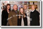 Pictured at the Joe Dolan Reunion Show in the TF Royal Theatre Castlebar, from left: Aisling Durcan Gilboy, John Durcan, Fionnuala  Durcan, Alannah Durcan Gilboy and Maura  Durcan, Castlebar.  Photo:  Michael Donnelly