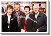 Pictured at the Joe Dolan Reunion Show in the TF Royal Theatre Castleba, from left: Martina and Michael Geraghty, Midfield, and Martina and PJ McLoughlin, Kilkelly.
Photo:  Michael Donnelly