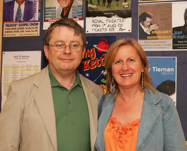 John and Fionnuala O'Dowd, Louisburgh pictured at Kris Kristofferson in Concert in the New Royal Theatre Castlebar. Photo Michael Donnelly.