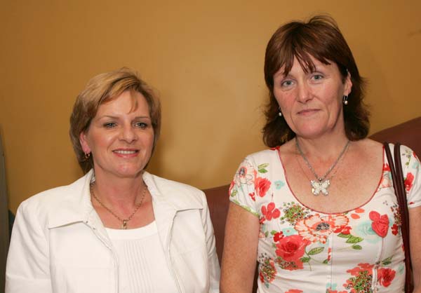 Geraldine Lyons  and Carmel Conlon Castlebar pictured at Kris Kristofferson in Concert in the New Royal Theatre Castlebar. Photo Michael Donnelly.