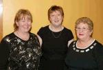 The Three Musketeers as they call themselves pictured at the MWR Tsunami Relief Concert in the TF Royal Hotel and Theatre Castlebar from left: Mary Tiernan, Emmanuel Kenny and Anne Lenehan Charlestown. Photo Michael Donnelly