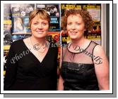 Joanne Sheridan, Claremorris and Aoife Macken, Kilmaine, pictured at "Here & Now "(The Original 80's acts Live in Concert) in the Castlebar Royal Theatre and Event Centre. Photo:  Michael Donnelly