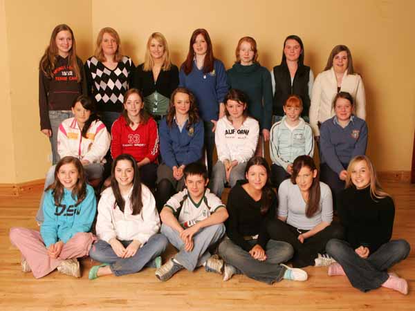 Castlebar Pantomime Sindbad 2006 - One of the under 16 yrs Junior Chorus groups.  Photo: Michael Donnelly.