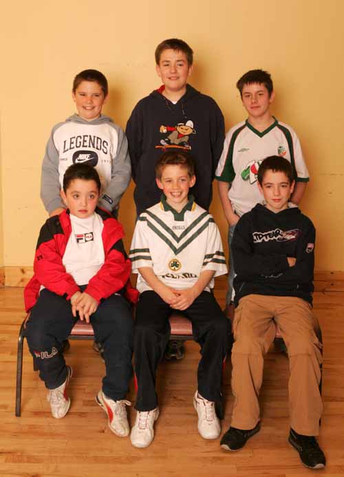 Castlebar Pantomime Sindbad 2006 - The 6 brave young men of the Junior Chorus.  Photo: Michael Donnelly.