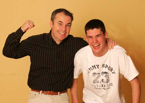 Castlebar Pantomime Sindbad 2006 - Walter Donohue as the evil Magician with Terry O'Hara as his assistant "Hassan".  Photo: Michael Donnelly.