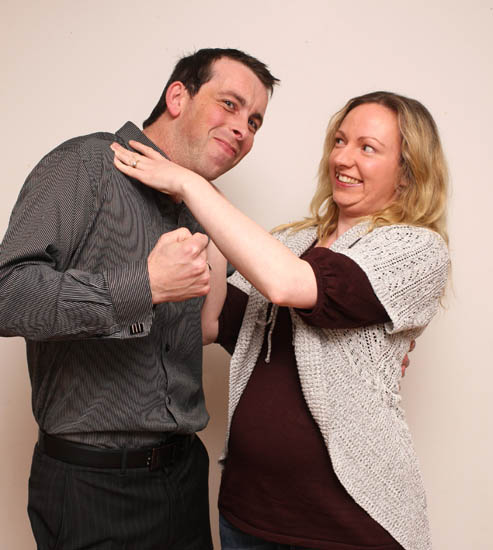 Francis O'Grady and Sabrina Nolan appearing as Rollo & Squint in Castlebar Pantomimes "Sing A Song of Sixpence", from Wed 13th to Sun 17th Jan  in the TF Royal Theatre, Castlebar. Photo: � Michael Donnelly