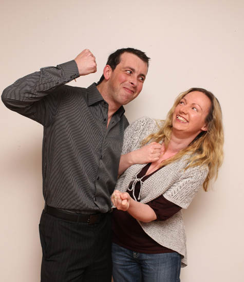 Francis O'Grady &  Sabrina Nolan appearing as Rollo & Squint in Castlebar Pantomimes "Sing A Song of Sixpence", from Wed 13th to Sun 17th Jan  in the TF Royal Theatre, Castlebar. Photo:  Michael Donnelly