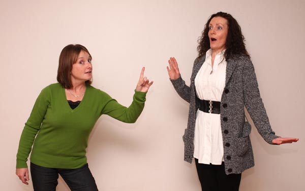 Donna Ruane & Angela Prenty appearing as Witch Wat & Fairy Gossamer in Castlebar Pantomimes  "Sing A Song of Sixpence", from Wed 13th to Sun 17th Jan  in the TF Royal Theatre, Castlebar. Photo:  Michael Donnelly