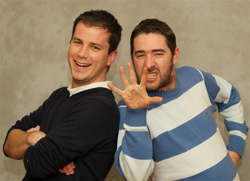 Joe Maher as Onions and Philip McDonagh as Sage in The Wonderful Story of Mother Goose