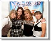 Pictured at the Saw Doctors in the TF Royal Theatre Castlebar, from left: Eimear Moran, Castlebar; Peggy Gormally, Balla, Stella McCarthy, Sinead Moran, Westport. Photo:  Michael Donnelly