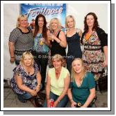 Liz McManamon Newport (back left) with friends from Ipswich, Suffolk England at the Saw Doctors in the TF Royal Pavillion Castlebar, front from left: Judy Bromley, Louisa Friend and Rachel Johnson; at back: Liz McManamon, Kate Power, Susan Lindsay, Dettie Atkinson aand Sara Callaghan. Photo:  Michael Donnelly