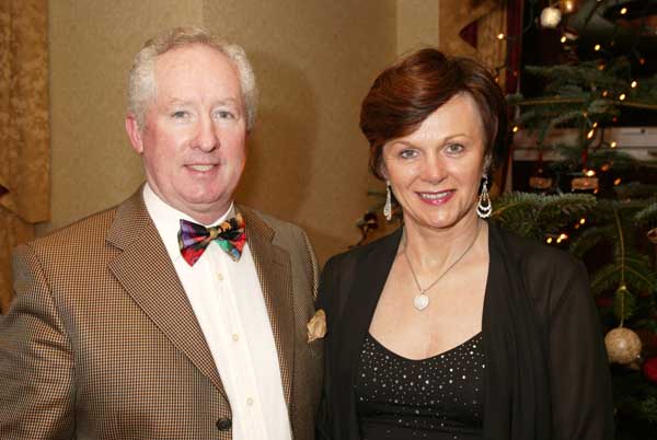 Brendan and Julie McGeever, Foxford, pictured at the New Years Eve Gala Dinner in Breaffy House Hotel and Spa, Castlebar. Photo Michael Donnelly 
