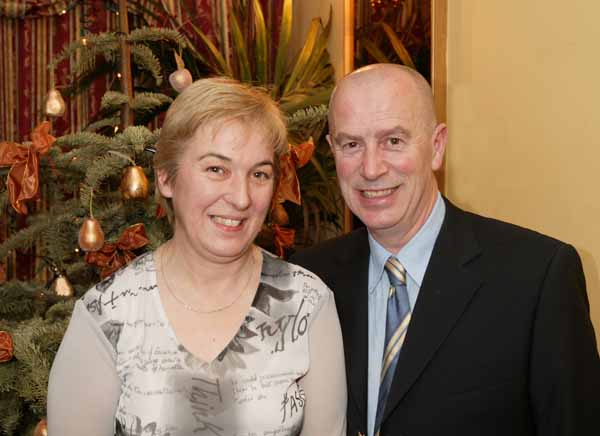 Gaye Monaghan and Ignatius Hayden both from Castlerea are both regulars at the New Years Eve Gala Dinner in Breaffy House Hotel and Spa, Castlebar. Photo Michael Donnelly 

