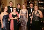 Group from Galway pictured at the New Years Eve Gala Dinner in Breaffy House Hotel and Spa, Castlebar, from left: Fiona Darcy, Paul Moran, Emily McLucas, Johnny Cox, Gillian Doyle,  Frank Moran,  and Deirdre Moran. Photo Michael Donnelly 