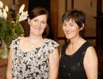 Daly sisters, Claire Locke, Essex and Bernie Walsh, Ardnacrusha Co Clare and originally Loughrea Co Galway pictured at the New Years Eve Gala Dinner in Breaffy House Hotel and Spa, Castlebar. Photo Michael Donnelly 
