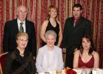 Pictured at the New Years Eve Gala Dinner in Breaffy House Hotel and Spa, Castlebar, front from left: Sally Costello, Nan Monaghan, and Elaine Costello; at back: Paddy Costello, Michelle Monaghan,  and David Costello. Photo Michael Donnelly 

