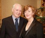 George Morrissey, Belturbet, Co Cavan and Ann Conway, Butlers Bridge, Co Cavan pictured at the New Years Eve Gala Dinner in Breaffy House Hotel and Spa, Castlebar. Photo Michael Donnelly 