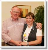 Peter and Jo Kelly, Aidan St, Kiltimagh, pictured at the Ruby anniversary Celebrations of Fr Paddy Kilcoyne's Ordination in The Park Hotel, Kiltimagh. Photo:  Michael Donnelly