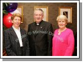  Fr Paddy Kilcoyne P.P. Kiltimagh pictured with his sisters Maura Kilcoyne, Tubbercurry and Ann Walsh, Limerick at the Ruby anniversary Celebrations of his Ordination in The Park Hotel, Kiltimagh. Photo:  Michael Donnelly