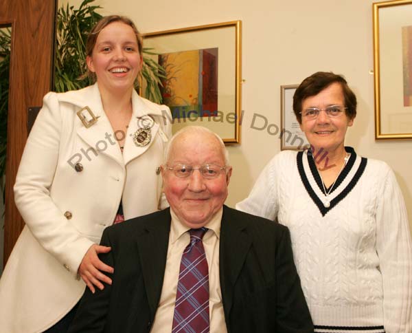 Sharon  Jimmy and Mary Prendergast, Kiltimagh, pictured at the Ruby anniversary Celebrations of Fr Paddy Kilcoyne's Ordination in The Park Hotel, Kiltimagh. Photo:  Michael Donnelly