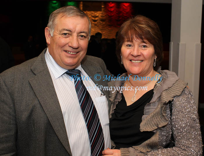 Tommy Joe and Mary Kate Murphy Belmullet pictured at  Taoiseach Enda Kenny's Homecoming in Royal Theatre Castlebar.Photo:Michael Donnelly