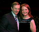  Cllr Catherine Noone, Pictured with Taoiseach Enda Kenny at his Homecoming in Royal Theatre, Castlebar Photo:Michael Donnelly