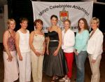 Mayo Rose of Tralee Aoibhinn Ní Shúilleabháin  a former member of Stauntons Photo Shop  Castlebar staff, pictured with some of Staunton's staff (sponsors)  at the farewell reception for her in the TF Royal Hotel and Theatre, Castlebar, from left: Ann Mullarkey, Mary Moran, Anne Staunton,  Aoibhinn, Carmel McDonnell,  Sinead O'Malley and Patricia Gibbons. Photo: Michael Donnelly.