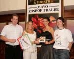 Making a presenention to Mayo Rose of TraleeAoibhinn Ní Shúilleabháin, from left Christy Joyce  Eadaoinn Mallon and Hilda Power of Clever Stuff present a idisgo MP3  player to Mayo Rose of TraleeAoibhinn Ní Shúilleabháin