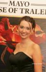 Mayo Rose of Tralee Aoibhinn N Shilleabhin pictured at the farewell reception for her in the TF Royal Hotel and Theatre, Castlebar. Photo: Michael Donnelly.