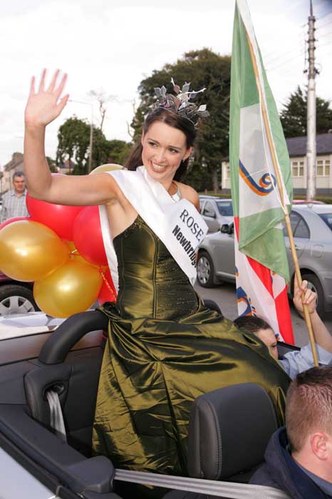 Aoibhinn N Shilleabhin - The Rose of Tralee 2005 pictured at her homecoming at the tf Royal Hotel and Theatre Castlebar. Photo: Michael Donnelly.