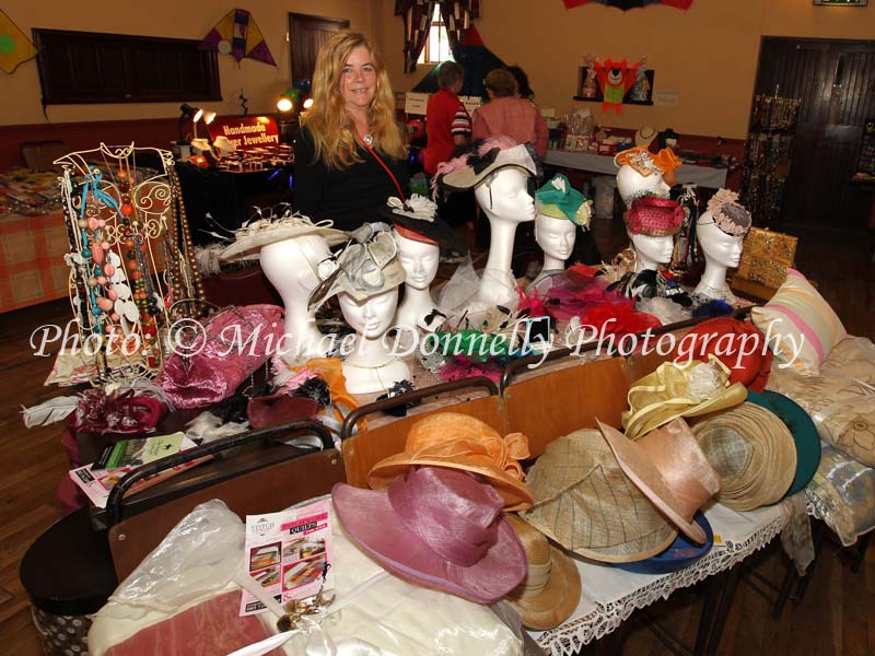 Noeleen Moran, Claregalway with her stand of Hats and Accessories  at Roundfort Agricultural Show. Photo: © Michael Donnelly Photography