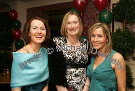 Claire McCluskey, Elma Herbert & Linda Brennan pictures at the Western People Mayo Sports Awards for 2006 in the TF Royal Theatre Castlebar. Click for more from Michael Donnelly.