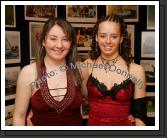 Pictured at the Western People Mayo Sports Awards 2006 presentation in the TF Royal Theatre Castlebar, from left: Tanya Salas, and Kayleigh Garrett, Breaffy, Castlebar. Photo:  Michael Donnelly