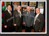 Pictured at the Western People Mayo Sports Awards 2006 presentation in the TF Royal Theatre Castlebar, from left: Eamon Glancy,  Pat Jennings, TF Royal Hotel and Theatre Castlebar, John Garavan (former District Judge) and Pat Quigley, chairman Mayo Football League. Photo:  Michael Donnelly