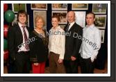 The Mulroys Bohola pictured at the Western People Mayo Sports Awards 2006 presentation in the TF Royal Theatre Castlebar, from left: Daniel, Anne, Jonathan (Bohola NS recipient), Jimmy and Marcus Mulroy. Photo:  Michael Donnelly