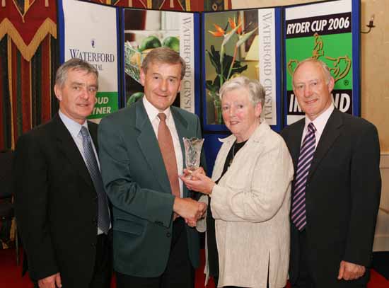 Fermanagh award accepted on behalf of Kelly Ann Spreight by Barry Holmes Derry