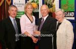 Cathriona Cuddihy, KCH Club, is presented with her award at the Waterford Crystal A.A.I,  Juvenile Star Awards in the Belmont Hotel, Knock Co Mayo by  Michael Gaffney, Waterford Crystal (sponsor). included in photo are Patsy McGonagle Vice-president AAI and Breda Synott chairperson National Juvenile Committee AAI,. Photo Michael Donnelly
